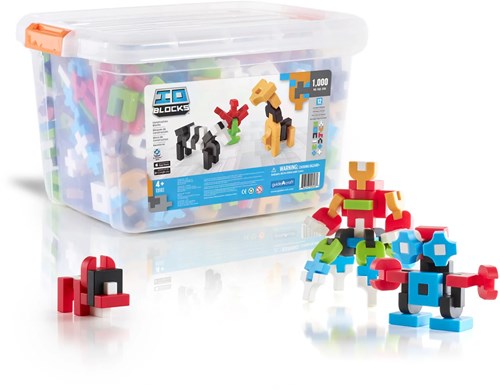 Guidecraft IO Blocks Bauset - 1000 Stück Lernspielzeug