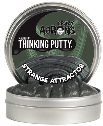 Crazy Aaron's magnetische Knetmasse Strange Attractor schwarz multicolor