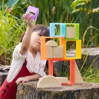 Guidecraft Discovery Squares - Rainbow-2