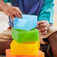 Guidecraft Discovery Squares - Rainbow 5