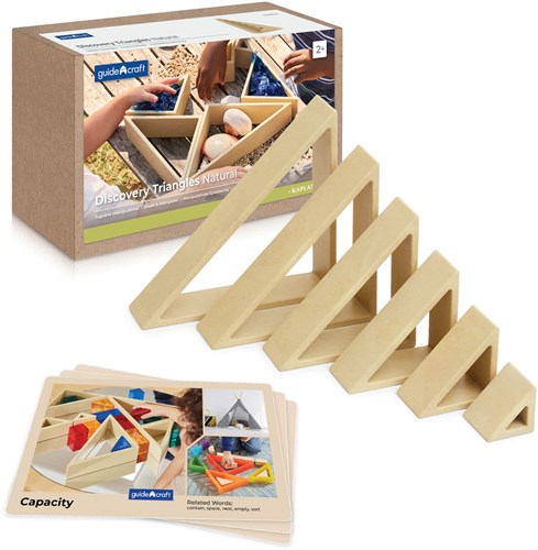 Guidecraft Discovery Triangles - Natural