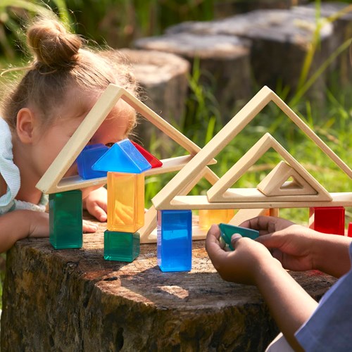 Guidecraft Discovery Triangles - Natural-2