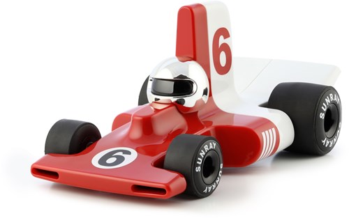 Playforever voiture de course Verve Velocita Jean rouge jouet-2