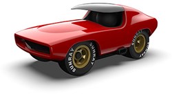 Playforever voiture Leadbelly Vincent rouge - voiture jouet design