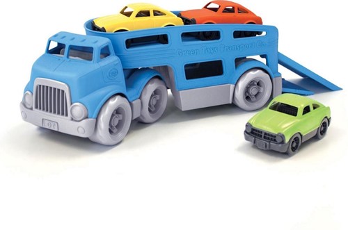 Green Toys Autotransportfahrzeug blau mit 3 Autos