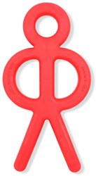 Ark Therapeutics Beißspielzeug Stick Figur rot Kauspielzeug Kinder