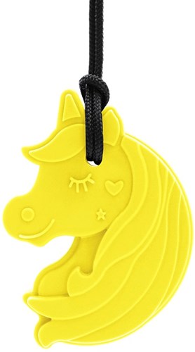 Ark Therapeutics Kaukette sensorisches Spielzeug Einhorn gelb Standard