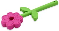 Ark Therapeutics Kau-Spielzeug Flower Wand - sensorisches Spielzeug rosa