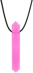 ARK Krypto-Bite® Chewable Gem Necklace (Translucent Pink, Standard)