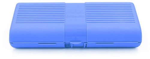Ark Therapeutics Aufbewahrungsbox blau - kleine Kunststoffbox für Spielzeug