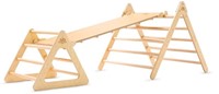 Kinderfeets Wooden Pikler Triangle / Dreieck Klettergerüst / Kletterdreieck - Medium-2