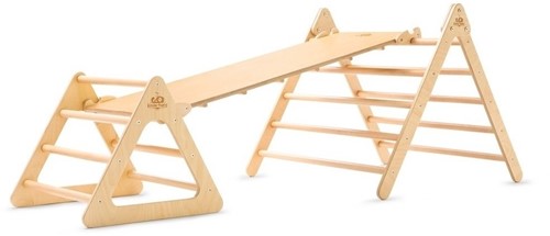 Kinderfeets Wooden Pikler Triangle / Dreieck Klettergerüst / Kletterdreieck - Medium-2