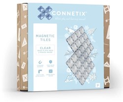 Connetix Magnetische tegels Base Clear 2 stuks