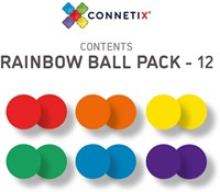 Connetix Rainbow Ball Pack 12 pc-3