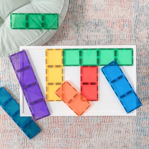 Connetix Magnetische tegels Vierkant Set van 18 stuks-2