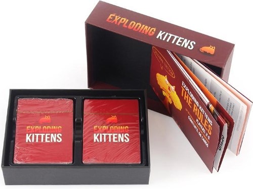 Exploding Kittens Kartenspiel - Original Edition - Englisches Familienspiel