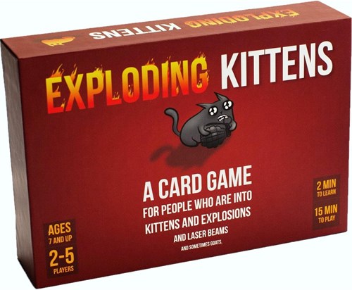 Exploding Kittens Kartenspiel - Original Edition - Englisches Familienspiel-3
