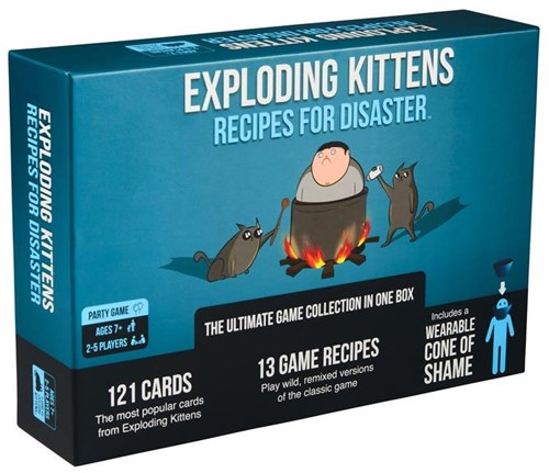 Exploding Kittens Kartenspiel Recipes for Disaster - ultimative Partyspiel Edition