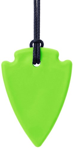 ARK Arrowhead Chew Necklace (Lime Green, XT - Medium)