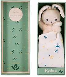 Kaloo Carre Douceur Lapin blanc délicat