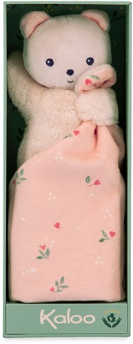 Kaloo Schmusetuch Bär Liebesblätter - weiches Plüsch-Babytuch-2