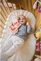Kaloo Schmusetuch Bär Liebesblätter - weiches Plüsch-Babytuch-3