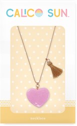 Calico Sun - Lily Necklace Heart
