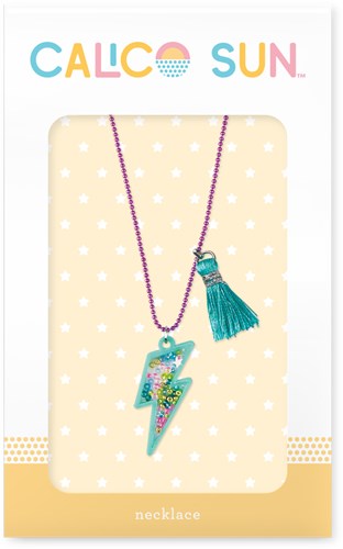 Calico Sun - Charlie Necklace Lightning Bolt
