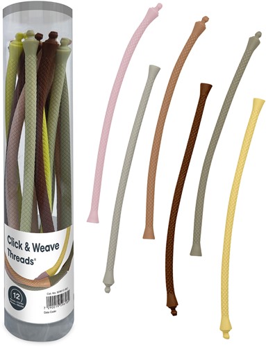 Edushape Klicken & Weben Fäden Boho Chic
