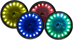 Megaform interaktives Fitness-Spielzeug PUSH Light-Up Reaction Pods 4er-Set