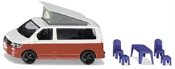 Siku 1:50 VW T6 Camper met beweegbaar dak en tuinset