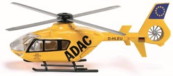 SIKU 2539, Rettungshubschauber, 1:55, Metall/Kunststoff, Gelb, Bewegliche Rotoren