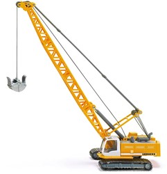 SIKU 1891, Liebherr Seilbagger, 1:87, Metall/Kunststoff, Gelb, Öffenbare Schaufel, Inkl. drehbare Seilwinde