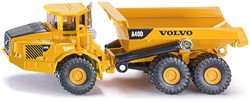 SIKU 1877, Volvo Dumper, Baustellenfahrzeug, 1:87, Metall/Kunststoff, Kippbare Mulde, Gelb