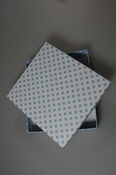 10 Füllboxen Rautenblau 72163