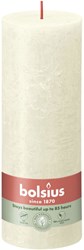 Bolsius bougie pilier rustique Soft Pearl 19 cm - bougie décorative