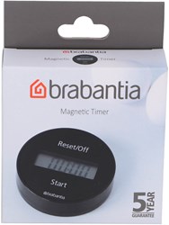 Brabantia Küchentimer magnetisch Tasty+ dunkelgrau Küchenwecker