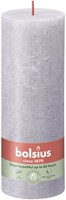 Bolsius Bougie pilier rustique Frosted Lavender - 19 cm - longue durée