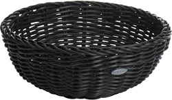 Westmark Saleen Brotkorb rund 23x9cm schwarz - Küchenkorb