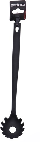 Brabantia cuillère à spaghetti Black Line - cuillère à pâtes nylon antiadhésive noire