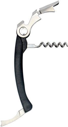 Vacu Vin tire-bouchon double charnière noir ouvre-bouteille de vin-3
