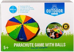 Outdoor-Spielfallschirm mit Bällen