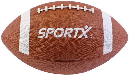 SportX ballon de rugby mini ballon d'entraînement 260-280 grammes caoutchouc marron-2