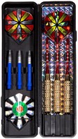 SportX Dartpfeile Set - Deluxe im Etui - 22 Gramm - mit Aufbewahrungsbox-2