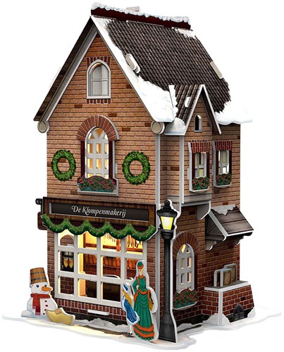 Cubic Fun 3D Puzzle Holzschuhmacher LED Beleuchtung Weihnachtsdorf Spielzeug-2