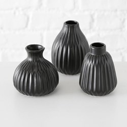 Boltze Home Vaas Esko h12cm zwart