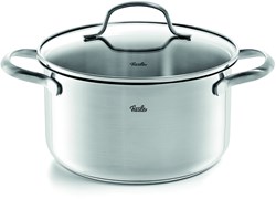 Fissler Kochtopf Edelstahl 20 cm mit Glasdeckel Induktion