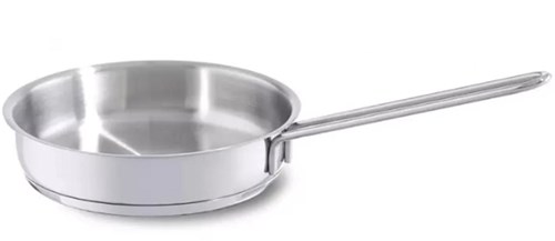 Fissler Bratpfanne Edelstahl Snacky 16 cm - silber - kleine Portionen