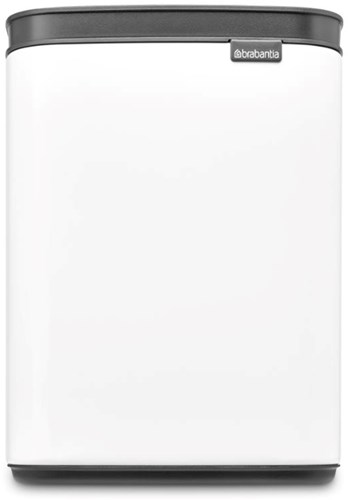 Brabantia poubelle Bo 4L - corbeille blanche pour salle de bain et toilettes-2