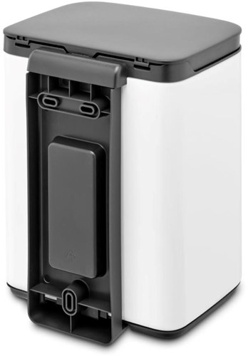 Brabantia poubelle Bo 4L - corbeille blanche pour salle de bain et toilettes-3